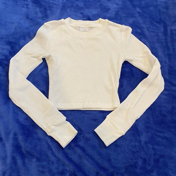 TNA Waffle Knit Crop Top - Picture 1 of 2